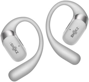 Shokz OpenFit 2+ þráðlaus heyrnartól - Grá