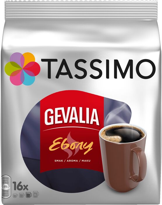 Tassimo Gevalia Ebony kaffihyki - 16 skammtar
