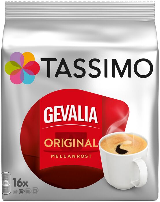 Tassimo Gevalia Original Meðalristað - 16 skammtar