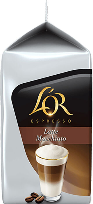 Tassimo L'Or Latte Macchiato kaffi - 16 hylki