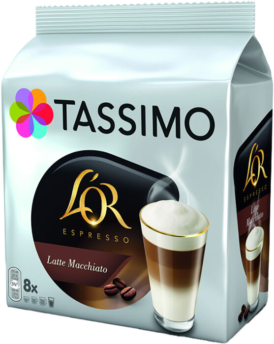 Tassimo L'Or Latte Macchiato kaffi - 16 hylki