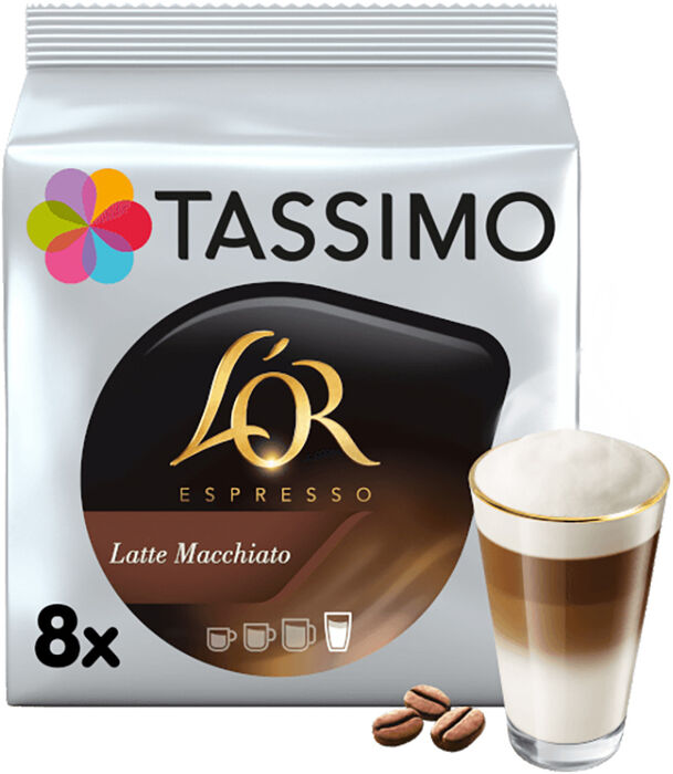Tassimo L'Or Latte Macchiato kaffi - 16 hylki