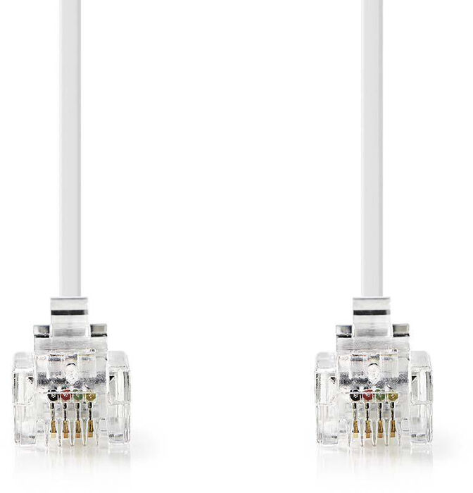 Nedis RJ11 í RJ11 símasnúra - 5 metrar