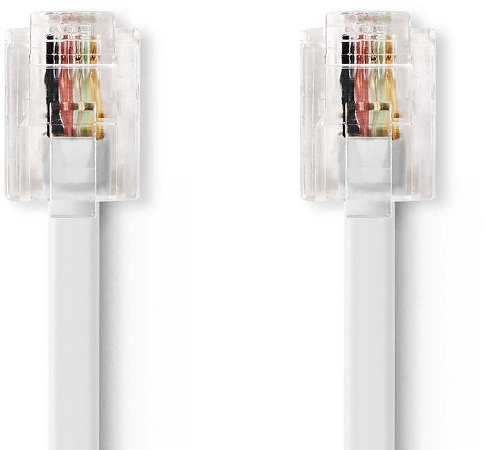 Nedis RJ11 í RJ11 símasnúra - 5 metrar