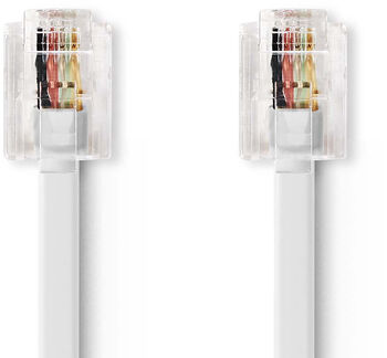 Nedis RJ11 í RJ11 símasnúra - 5 metrar