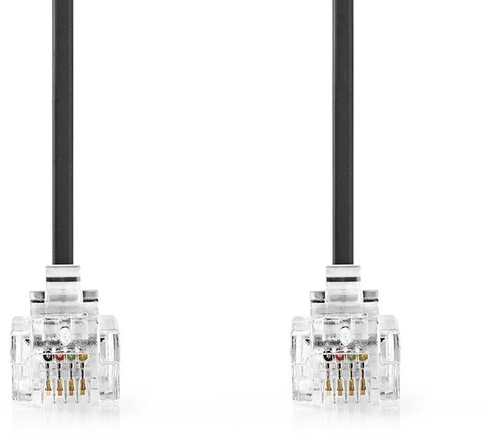 Nedis RJ11 í RJ11 símasnúra - 5 metrar 