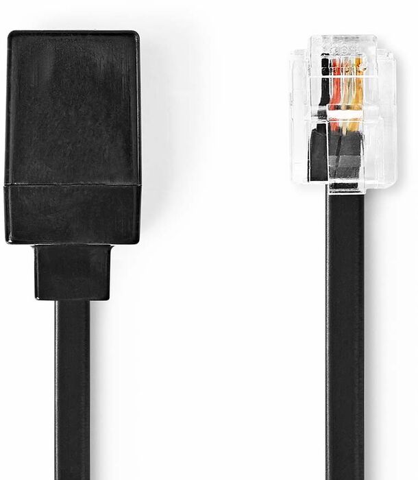 Nedis RJ11 KK í RJ11 KVK símasnúra - 5 metrar