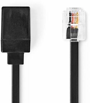 Nedis RJ11 KK í RJ11 KVK símasnúra - 5 metrar