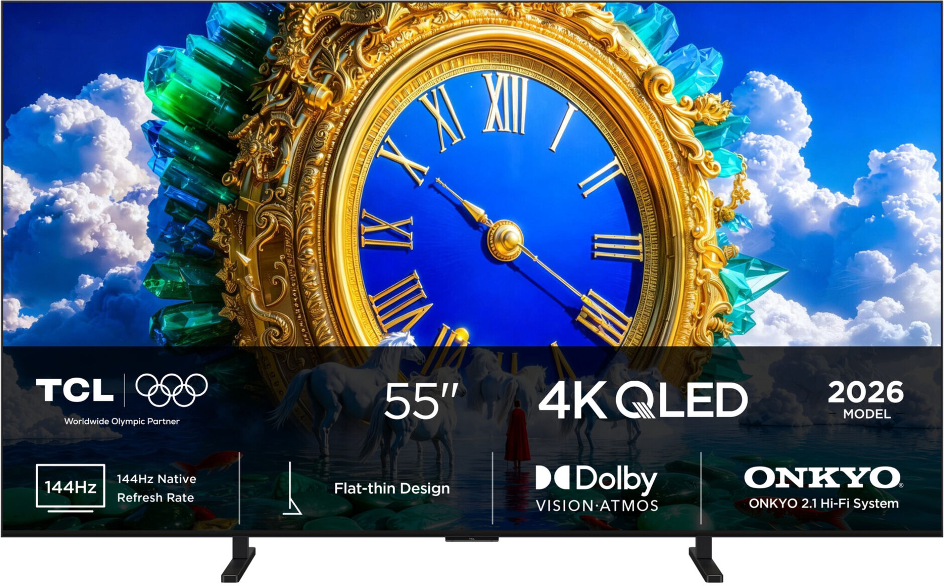 TCL 55" A400 4K QD-MiniLED snjallsjónvarp (2026)