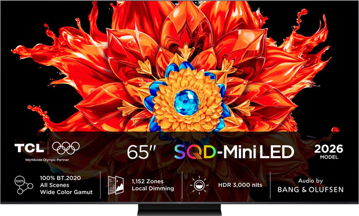 TCL 65" MSQLED85L SQD-MiniLED snjallsjónvarp (2026)