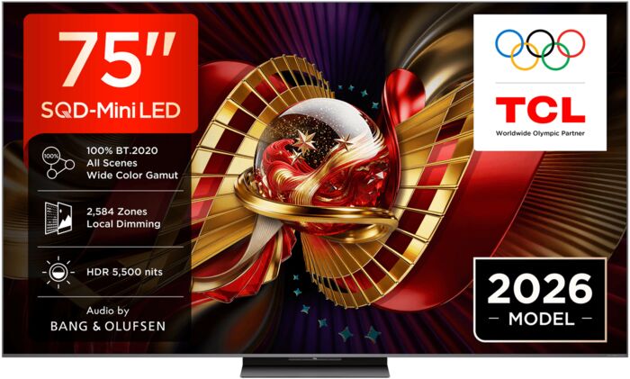 TCL 75" C8L SQD-MiniLED snjallsjónvarp (2026)