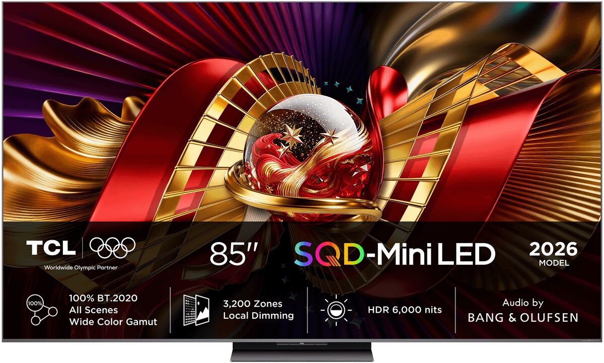 TCL 85" C8L SQD-MiniLED snjallsjónvarp (2026)