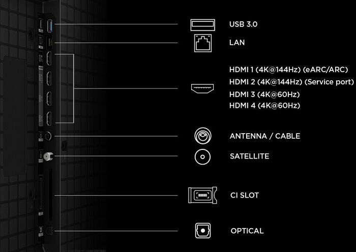TCL 98" QLED810L QD-MiniLED snjallsjónvarp (2026)