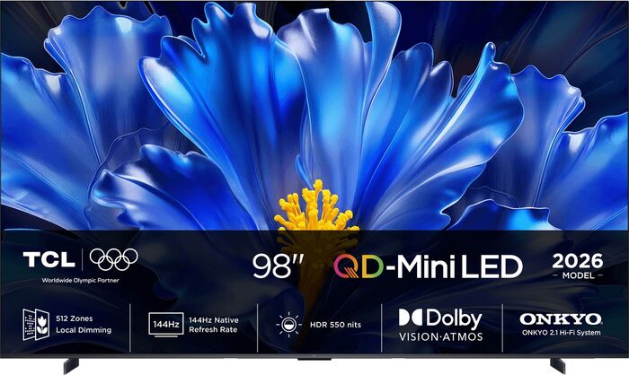 TCL 98" QLED810L QD-MiniLED snjallsjónvarp (2026)