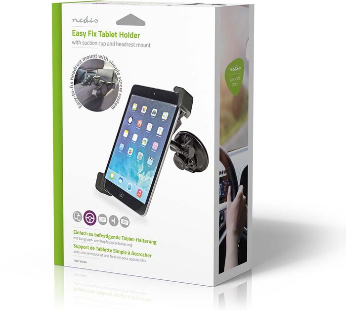 Nedis spjaldtölvufesting í bíl