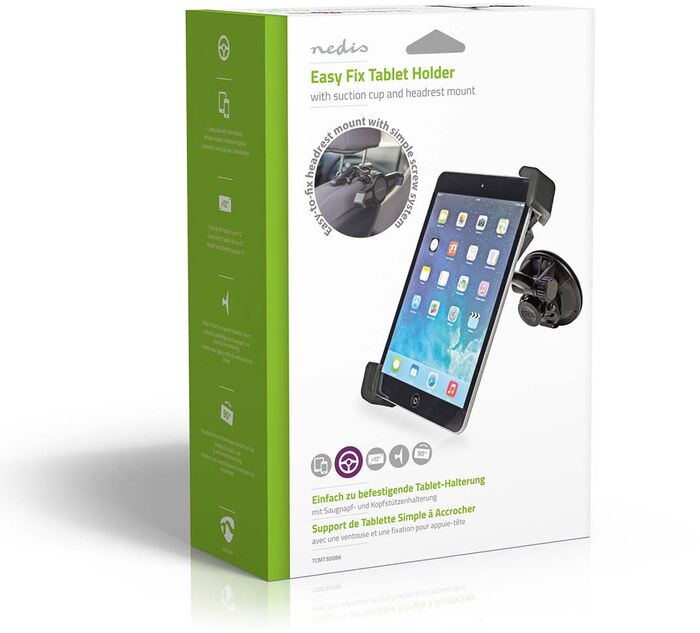 Nedis spjaldtölvufesting í bíl