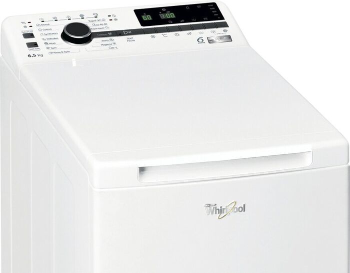 Whirlpool topphlaðin þvottavél TDLRB65242BSEUN