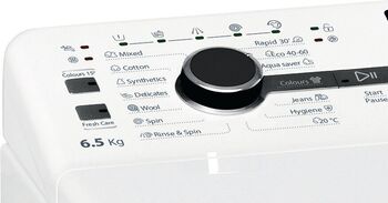 Whirlpool topphlaðin þvottavél TDLRB65242BSEUN