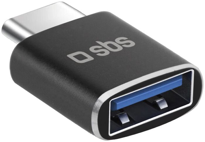 SBS USB-A í USB-C millistykki - Svart