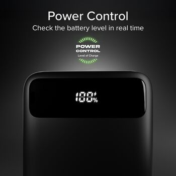 SBS Compact 20.000 mAh ferðahleðsla - Svört