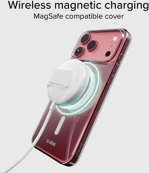 SBS Light Mag iPhone 18/17 Pro símahulstur - Glært