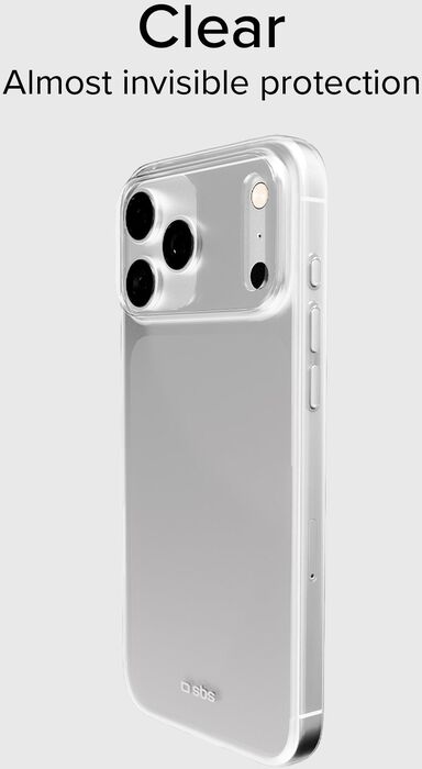 SBS Skinny iPhone 18/17 Pro Max símahulstur - Glært