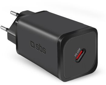 SBS NanoTube 65 W USB-C GaN hleðslukló - Svört