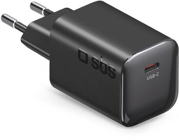 SBS 65 W USB-C GaN hleðslukló - Svört