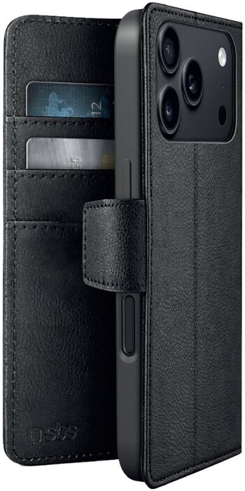 SBS Wallet Classic Mag iPhone 18/17 Pro Max símaveski - Svart
