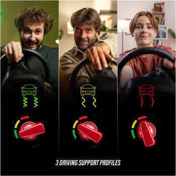 Thrustmaster T98-P Ferrari 296 GTB stýri og pedalar - Svart