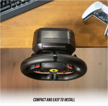 Thrustmaster T98-P Ferrari 296 GTB stýri og pedalar - Svart