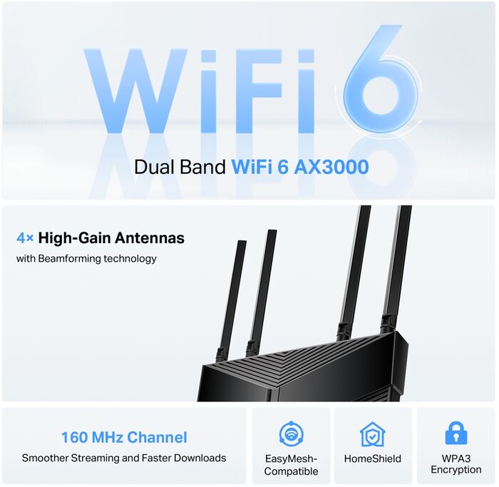 TP-Link Archer AX58 AX 3000 netbeinir