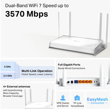TP-Link Archer BE220W WiFi 7 router