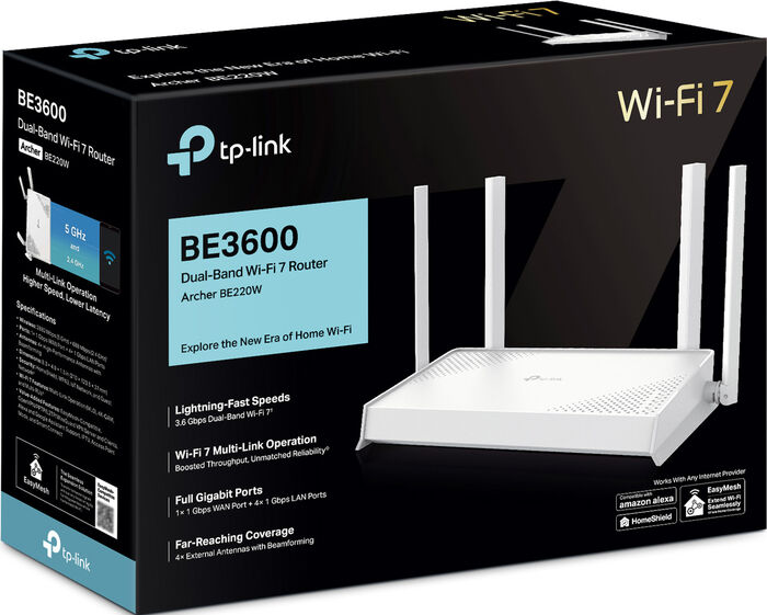TP-Link Archer BE220W WiFi 7 router