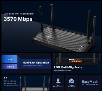 TP-Link Archer BE230 WiFi 7 netbeinir
