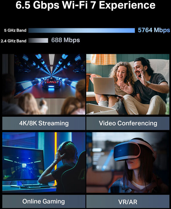 TP-Link Archer BE400 WiFi 7 netbeinir