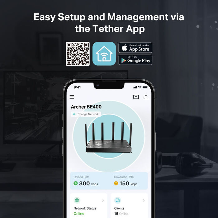 TP-Link Archer BE400 WiFi 7 netbeinir