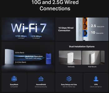 TP-LINK Archer BE450 WiFi 7 netbeinir