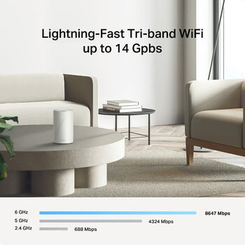 TP-Link Deco BE68 Wi-Fi 7 Mesh netkerfi - 2 í pakka