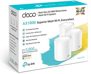 TP-Link Deco X20 Mesh netkerfi - 3 í pakka