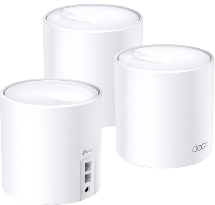TP-Link Deco X60 V3.2 mesh Wi-Fi 6 netkerfi - 3 í pakka 