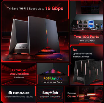 TP-Link Archer GE800 WiFi 7 netbeinir