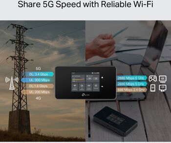 TP-LINK M8550 5G þráðlaus netbeinir