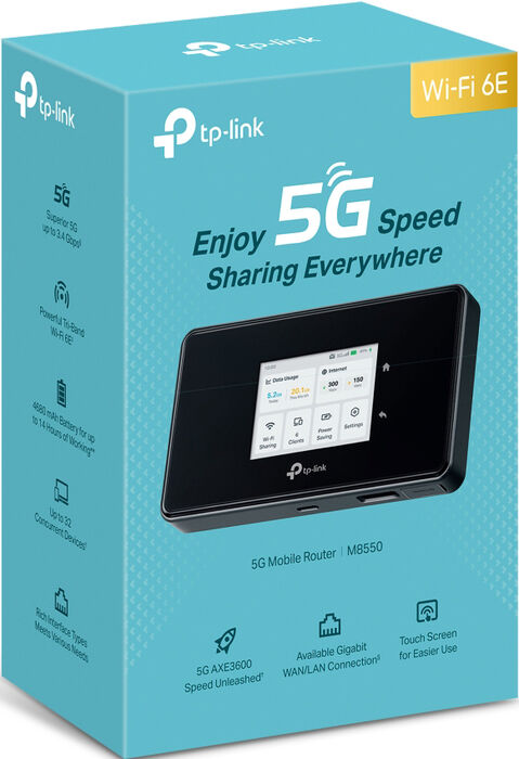 TP-LINK M8550 5G þráðlaus netbeinir