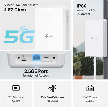 TP-Link NE200 utandyra 5G netbeinir