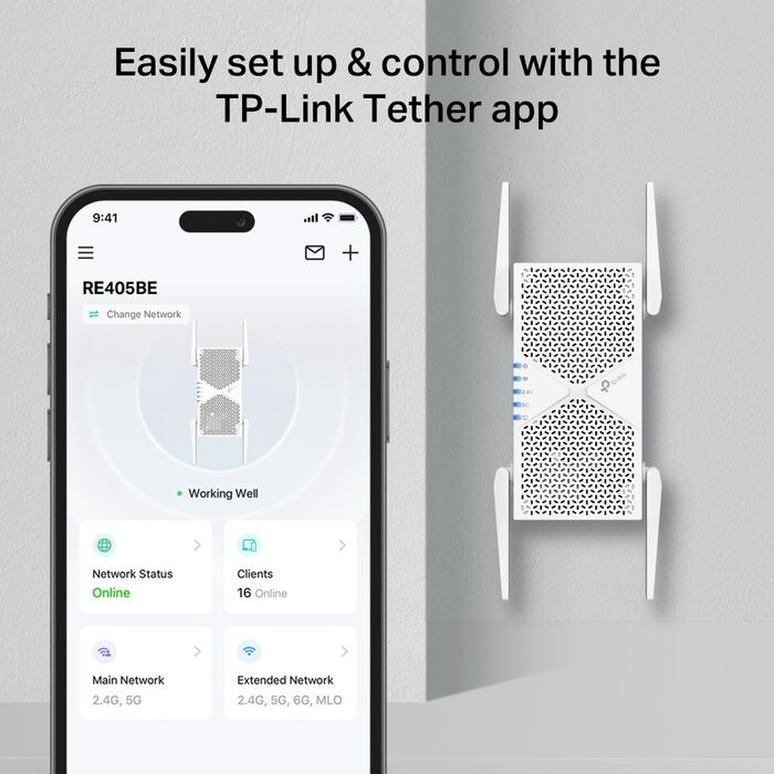 TP-Link RE405BE endurvarpi