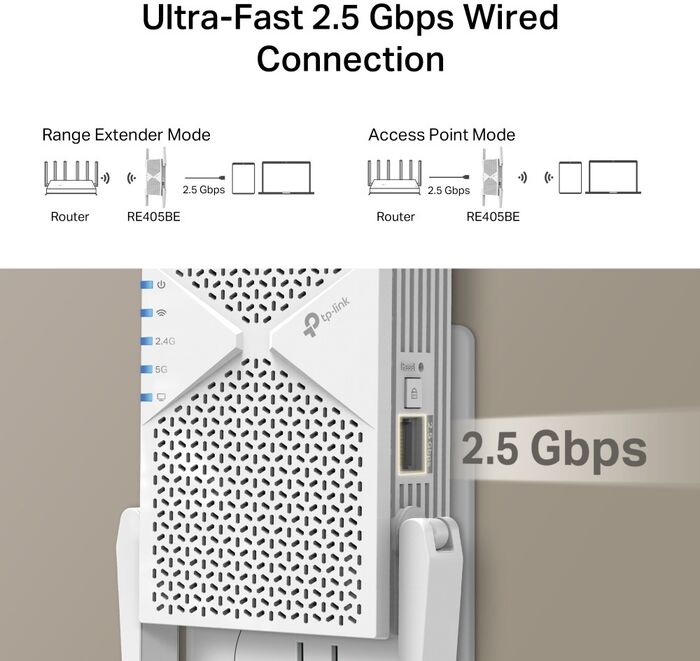 TP-Link RE405BE endurvarpi