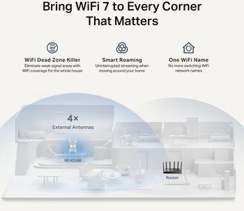 TP-Link RE405BE endurvarpi