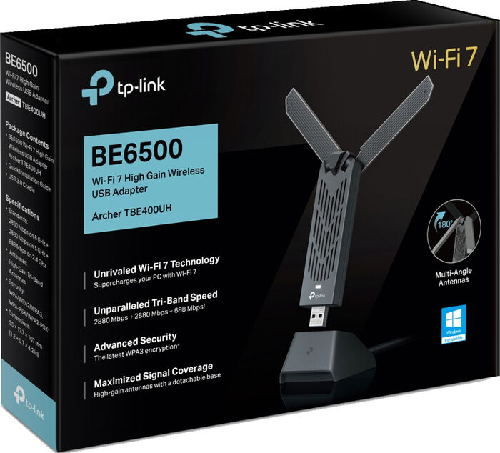 TP-Link Archer TBE400UH WiFi 7 USB netkort