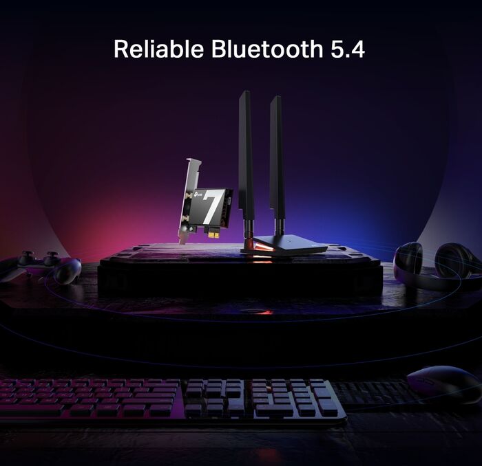 TP-Link TBE550E WiFi 7 PCIe netkort